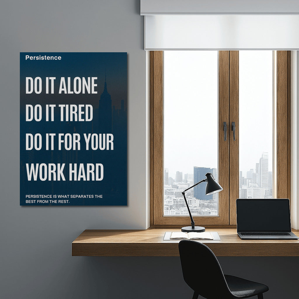 Perseverance and Discipline: Forward, Even in Solitude