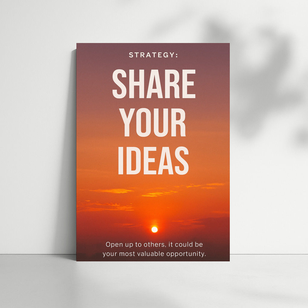 Sunset of Inspiration: Open Your Ideas to the World