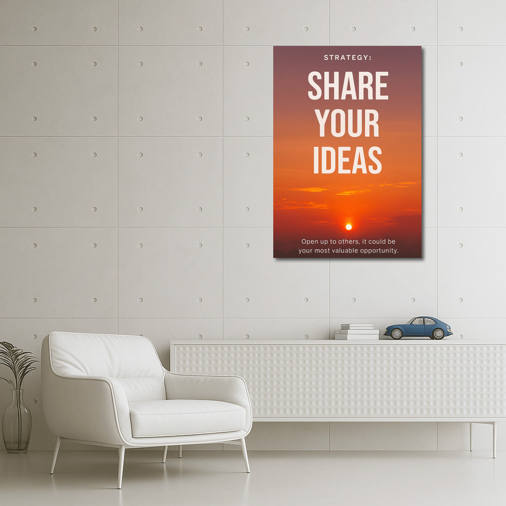 Sunset of Inspiration: Open Your Ideas to the World