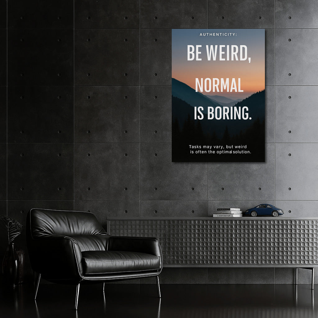 Be Weird: Originality is the Key to Success
