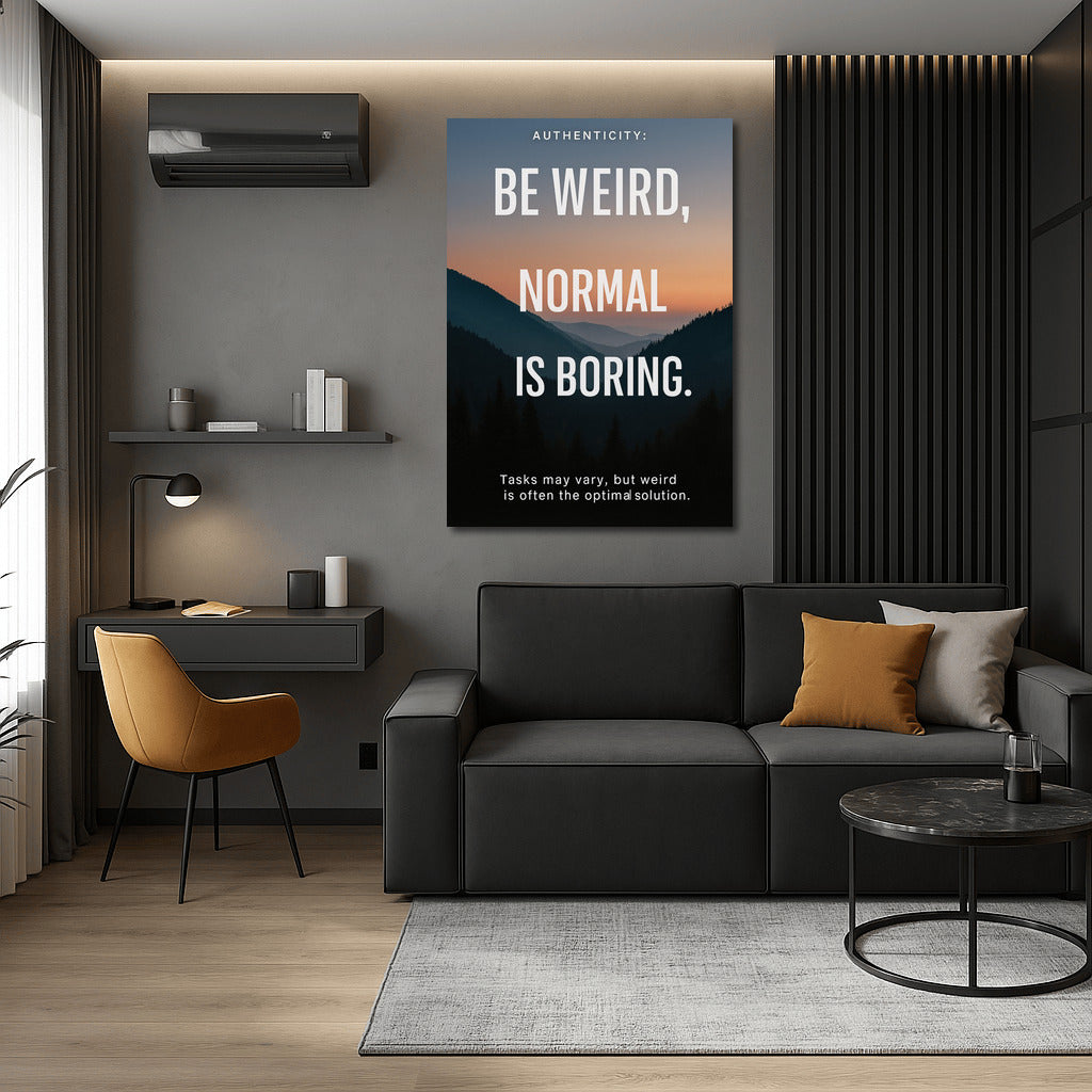 Be Weird: Originality is the Key to Success
