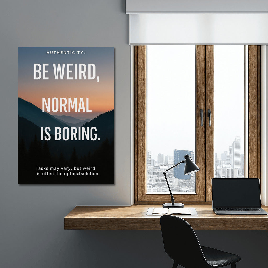 Be Weird: Originality is the Key to Success