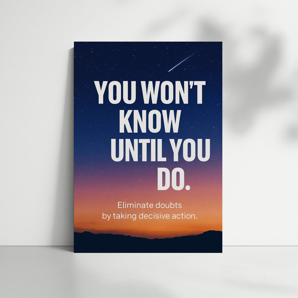 Sunset of Resolve: You Won't Know Until You Do