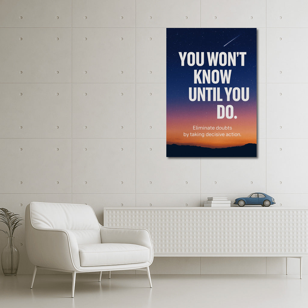 Sunset of Resolve: You Won't Know Until You Do