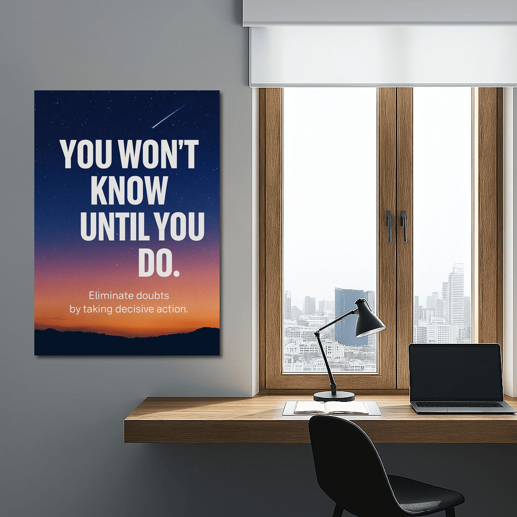Sunset of Resolve: You Won't Know Until You Do