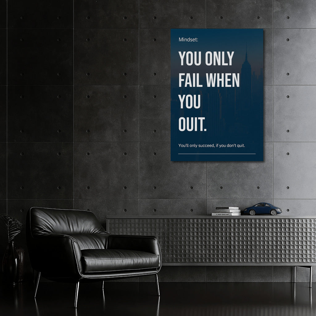 You Only Lose If You Give Up: The Power of Perseverance and Discipline on the Path to Success