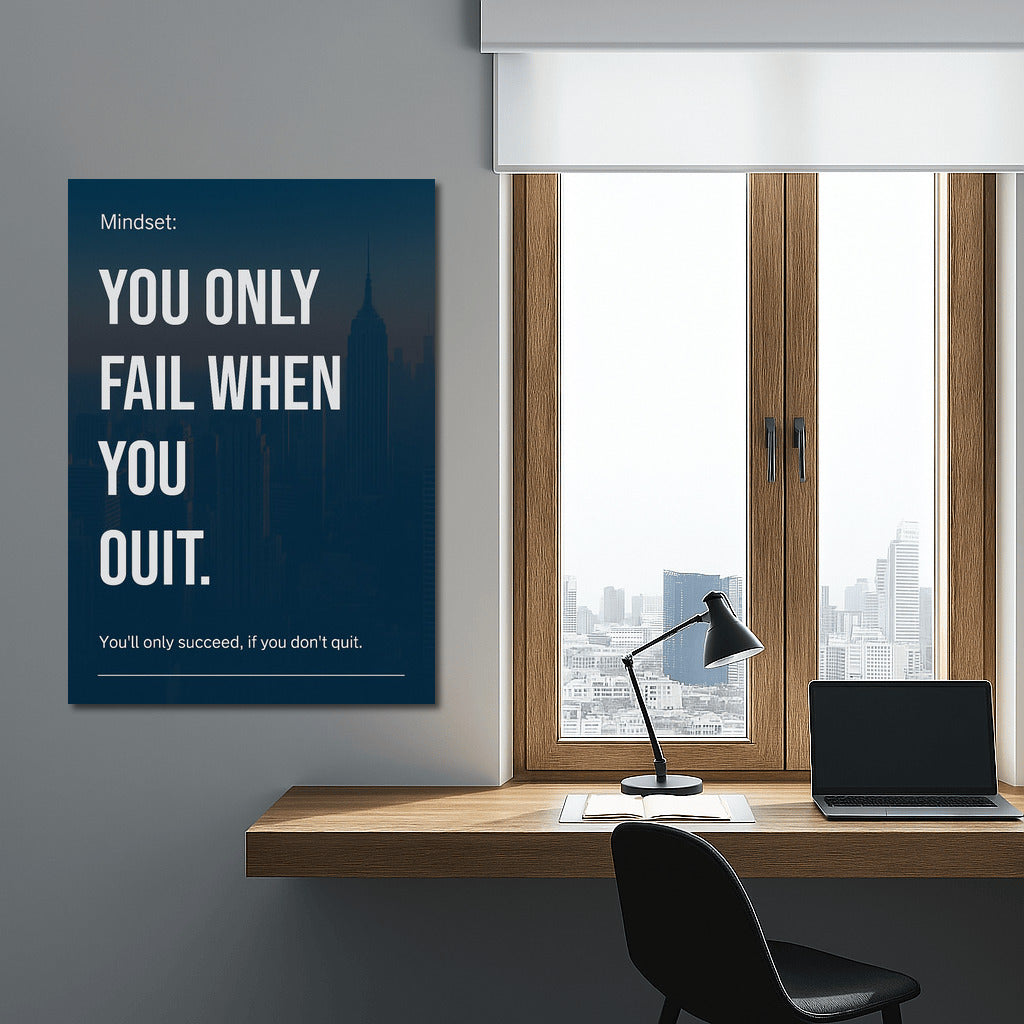You Only Lose If You Give Up: The Power of Perseverance and Discipline on the Path to Success