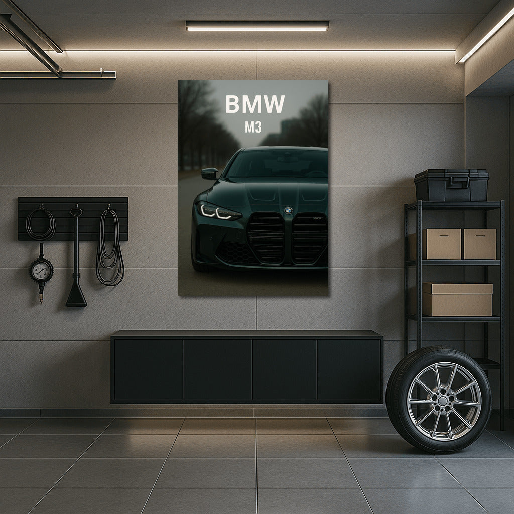 BMW M3 G80: Dynamics and Power on Your Wall