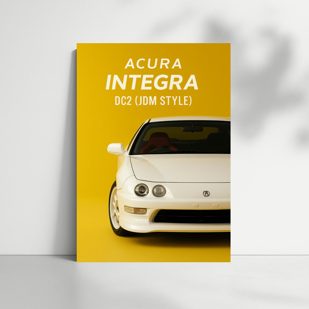 Acura Integra DC2 in JDM style: Dynamics and Speed