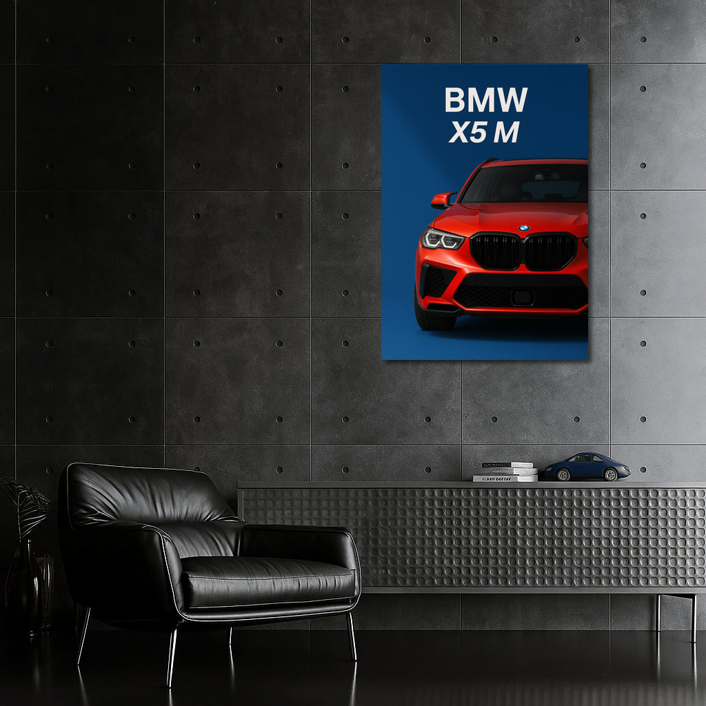 Dynamics and style: BMW X5 M F95 in motion
