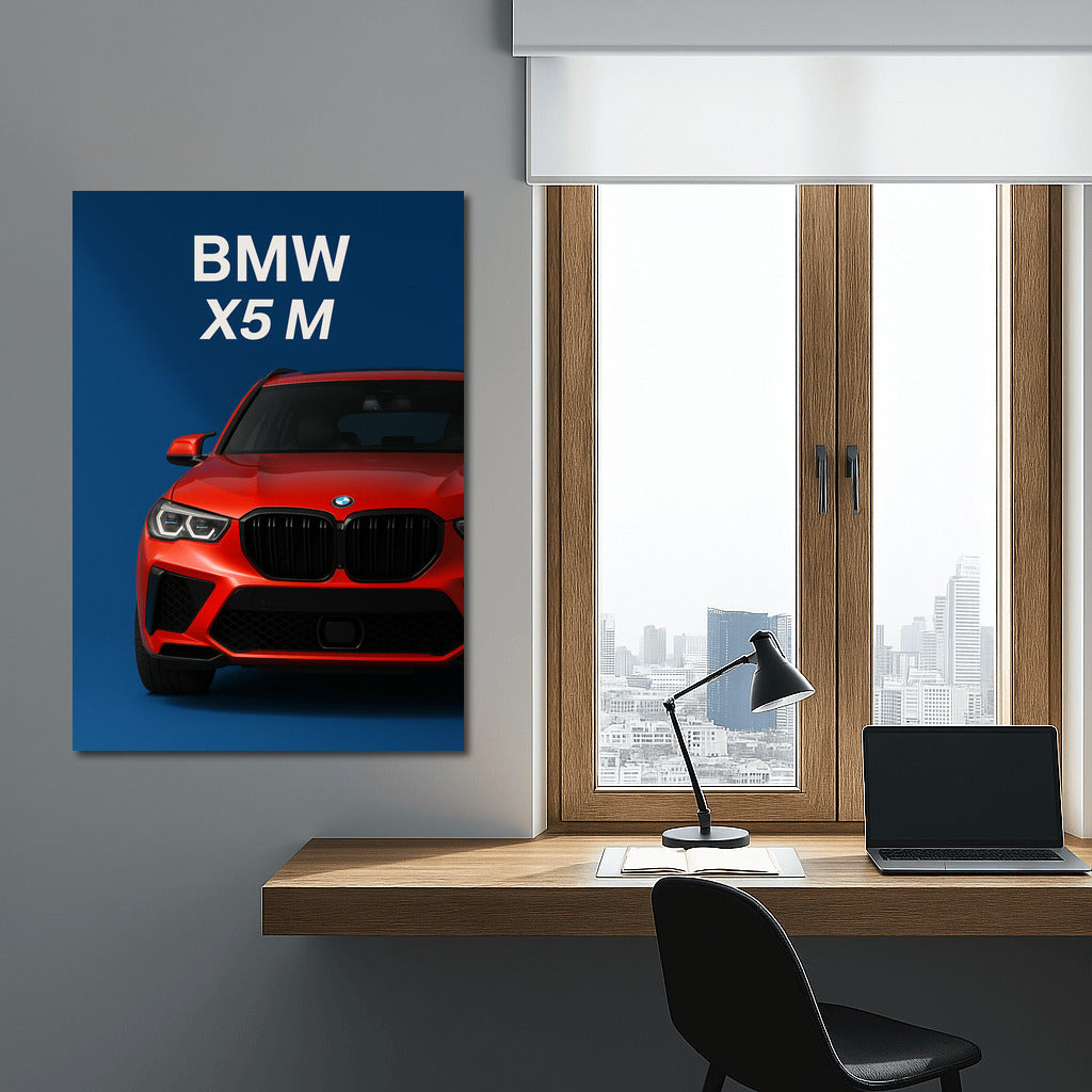 Dynamics and style: BMW X5 M F95 in motion