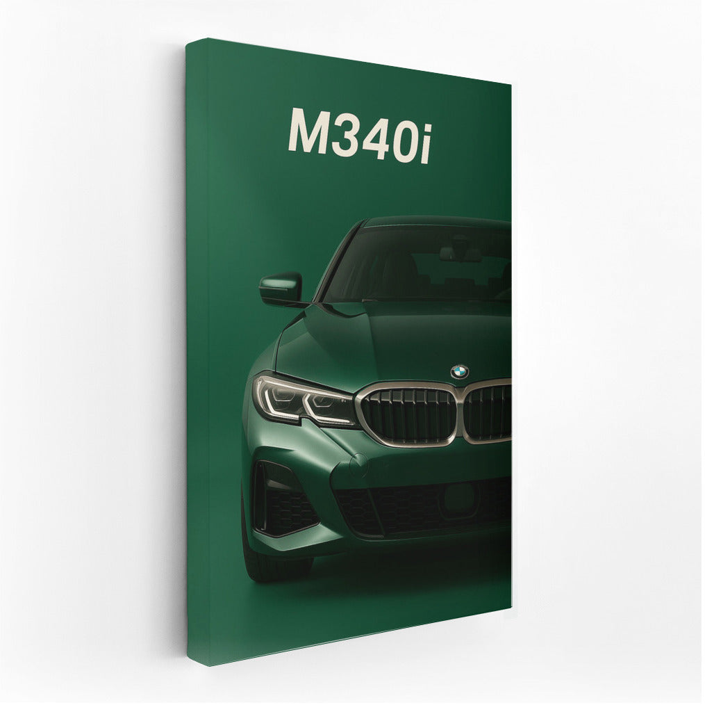 BMW M340i G20: Dynamics and Style on Your Wall