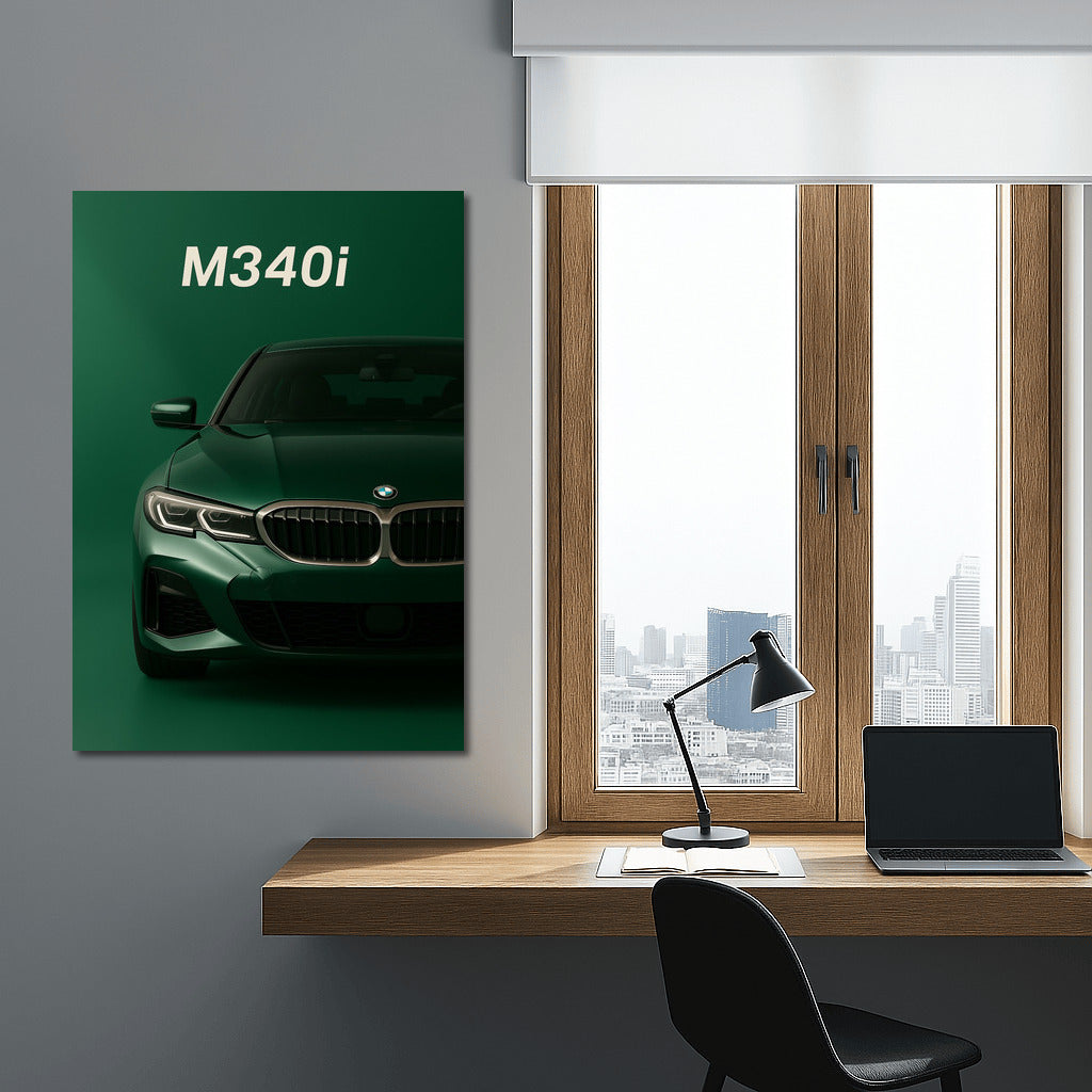 BMW M340i G20: Dynamics and Style on Your Wall
