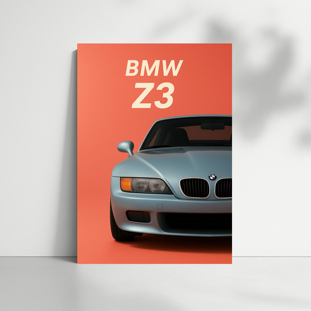 BMW Z3: Style and Power on Canvas
