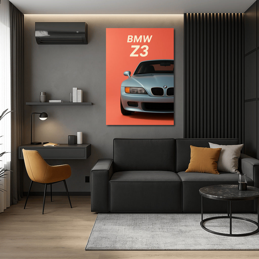 BMW Z3: Style and Power on Canvas