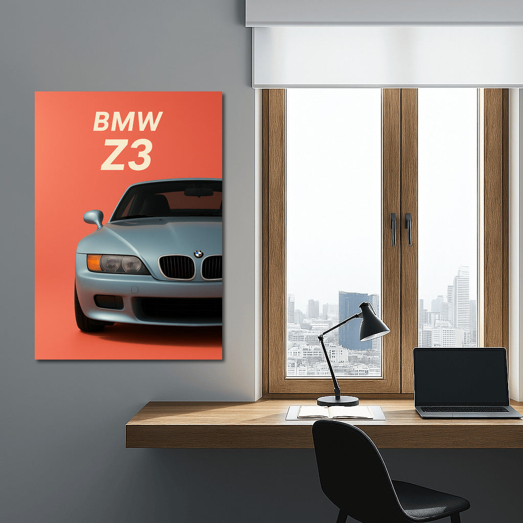 BMW Z3: Style and Power on Canvas