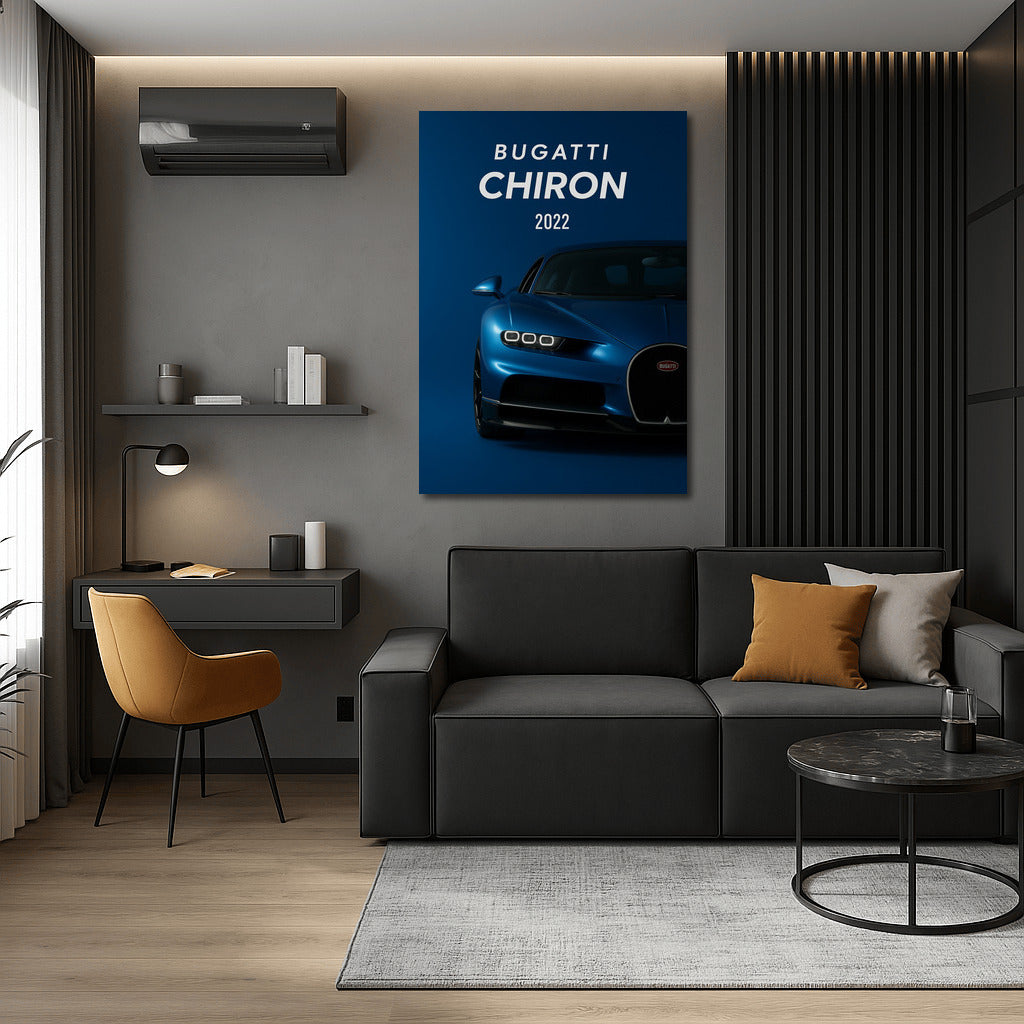 Speed and Elegance: Bugatti Chiron 2022 on Your Wall