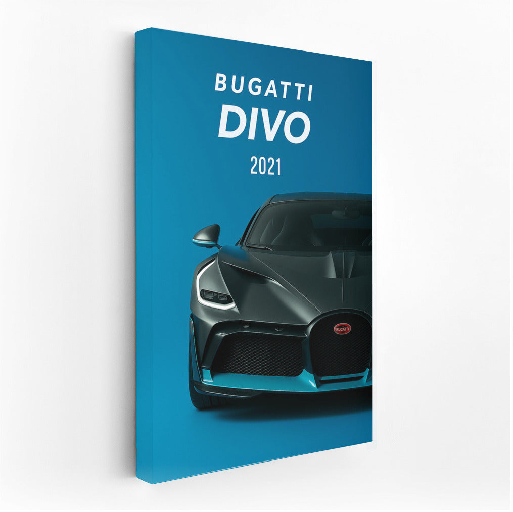 Bugatti Divo 2021: Speed and Style on Your Wall