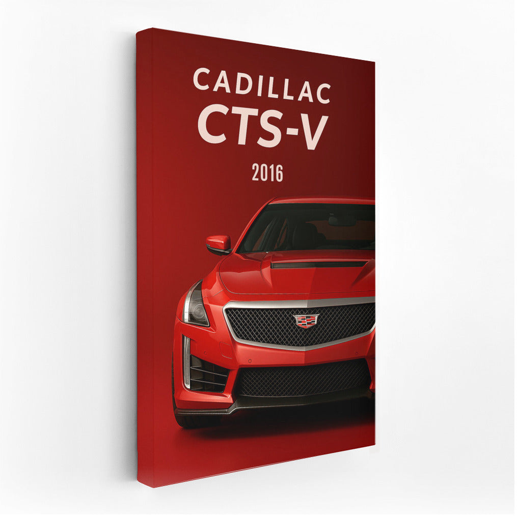 2016 Cadillac CTS-V: Luxury and Speed on the Wall