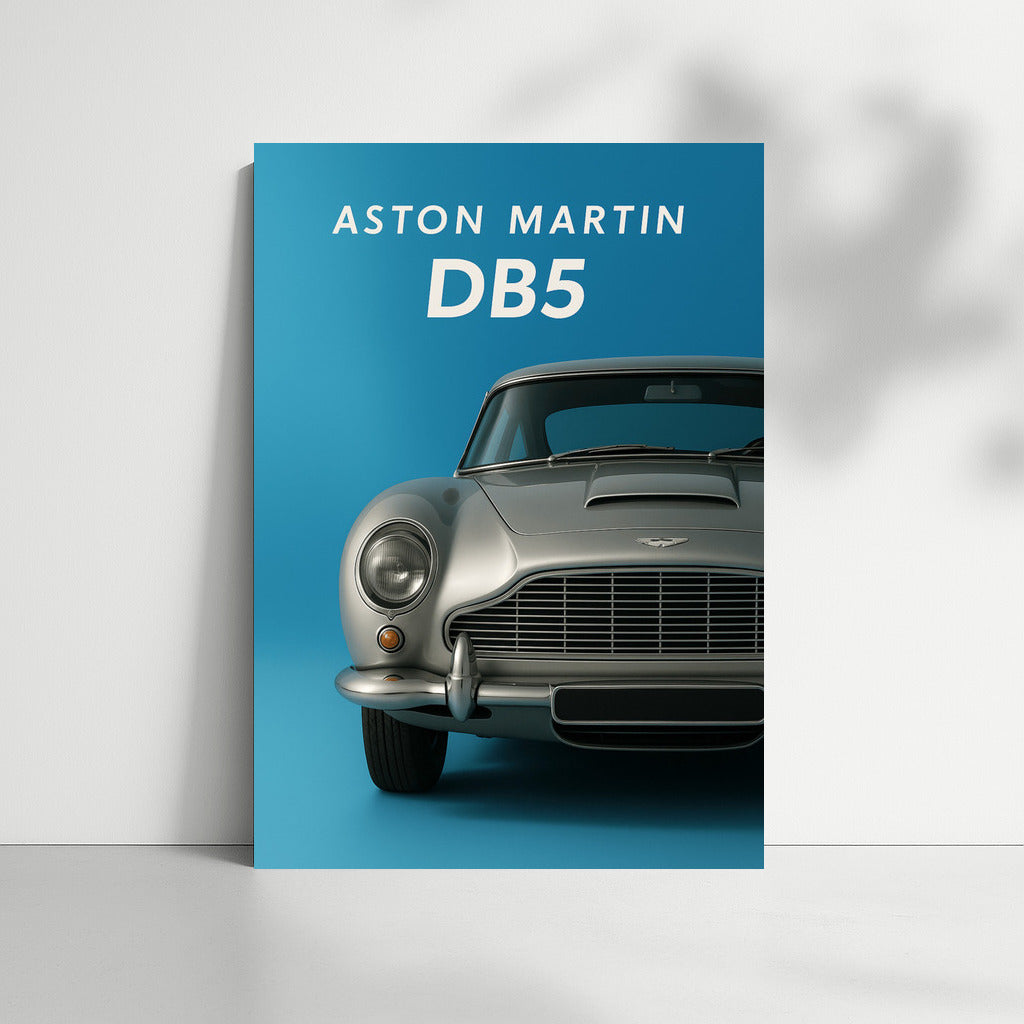 Elegance and history: Aston Martin DB5 on your wall