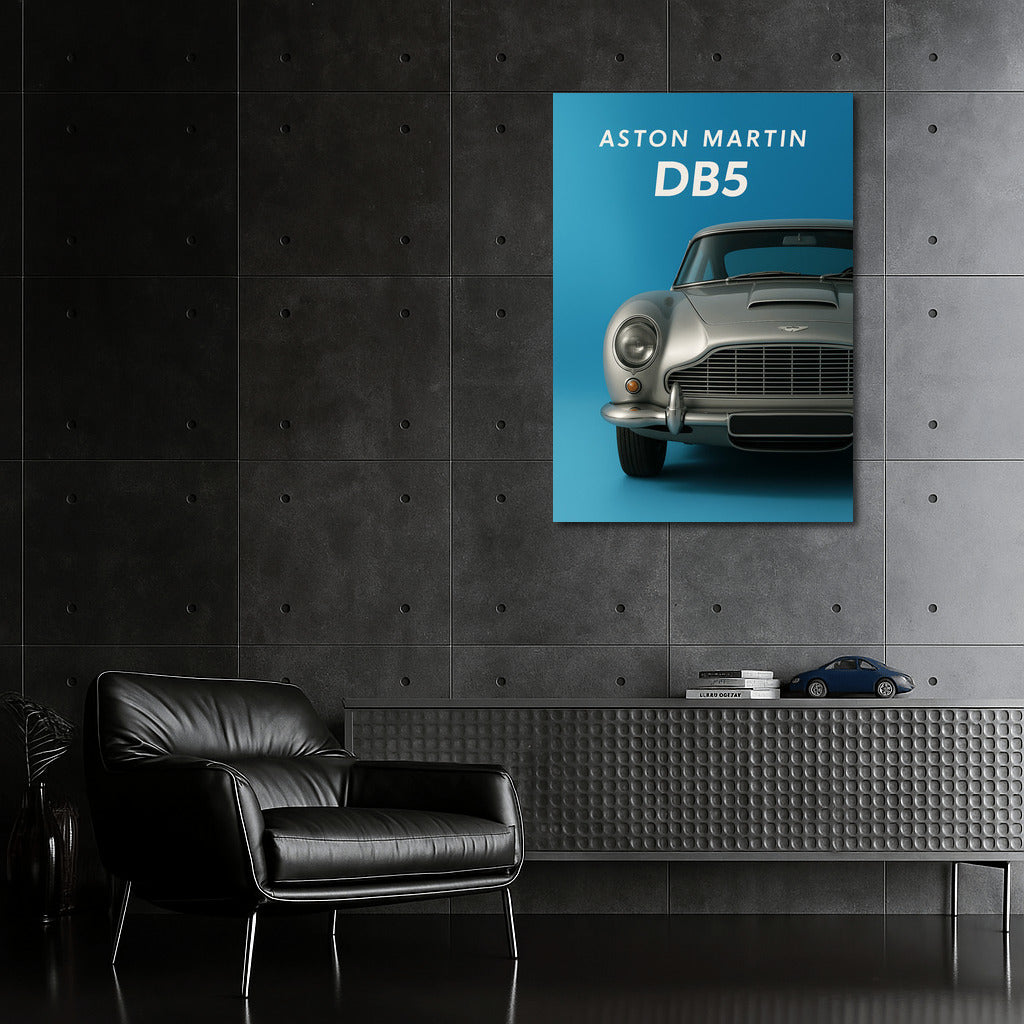 Elegance and history: Aston Martin DB5 on your wall