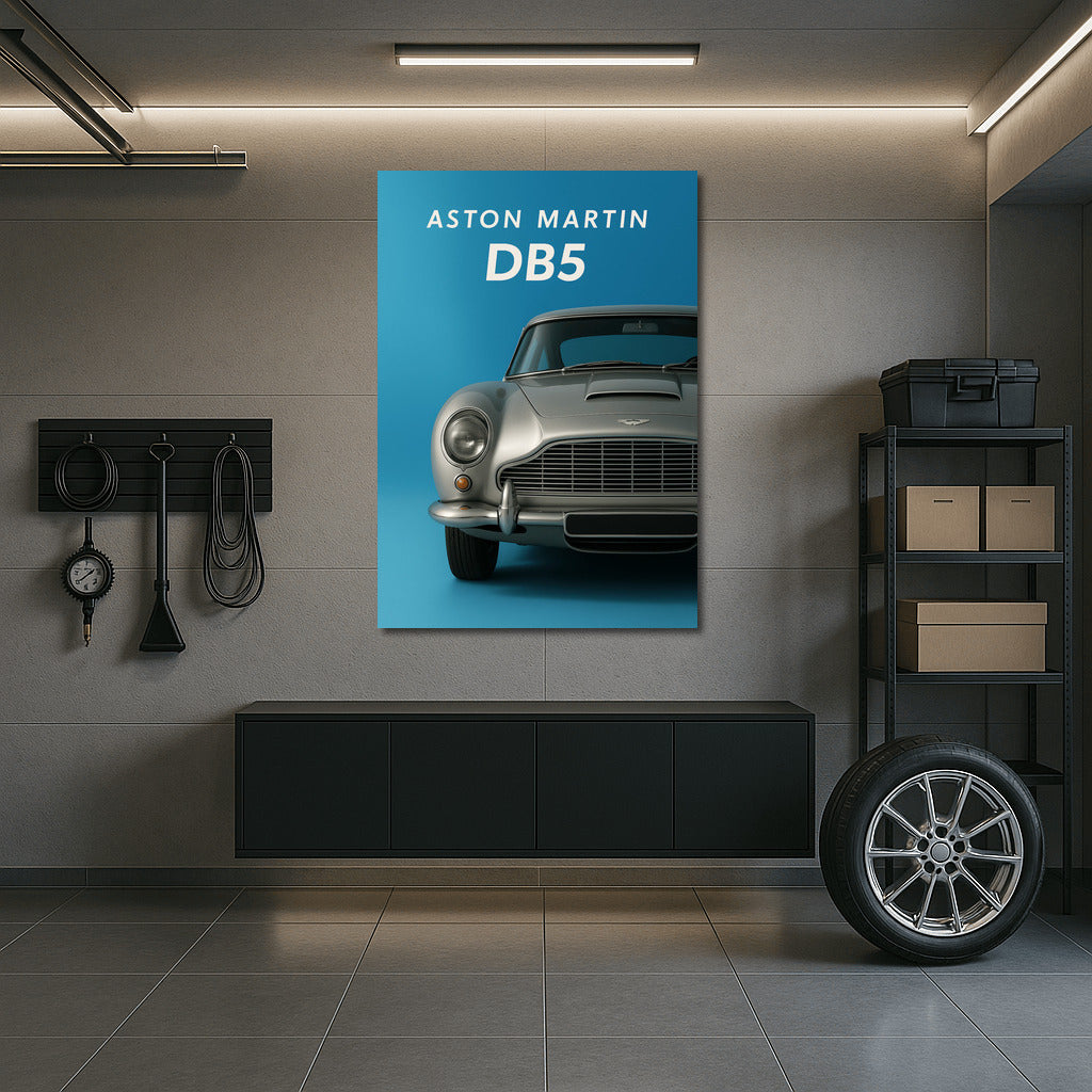 Elegance and history: Aston Martin DB5 on your wall