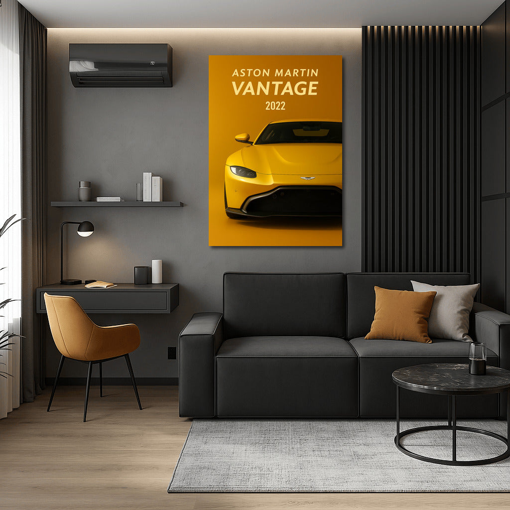 Aston Martin Vantage 2022: Power and Elegance on Your Wall