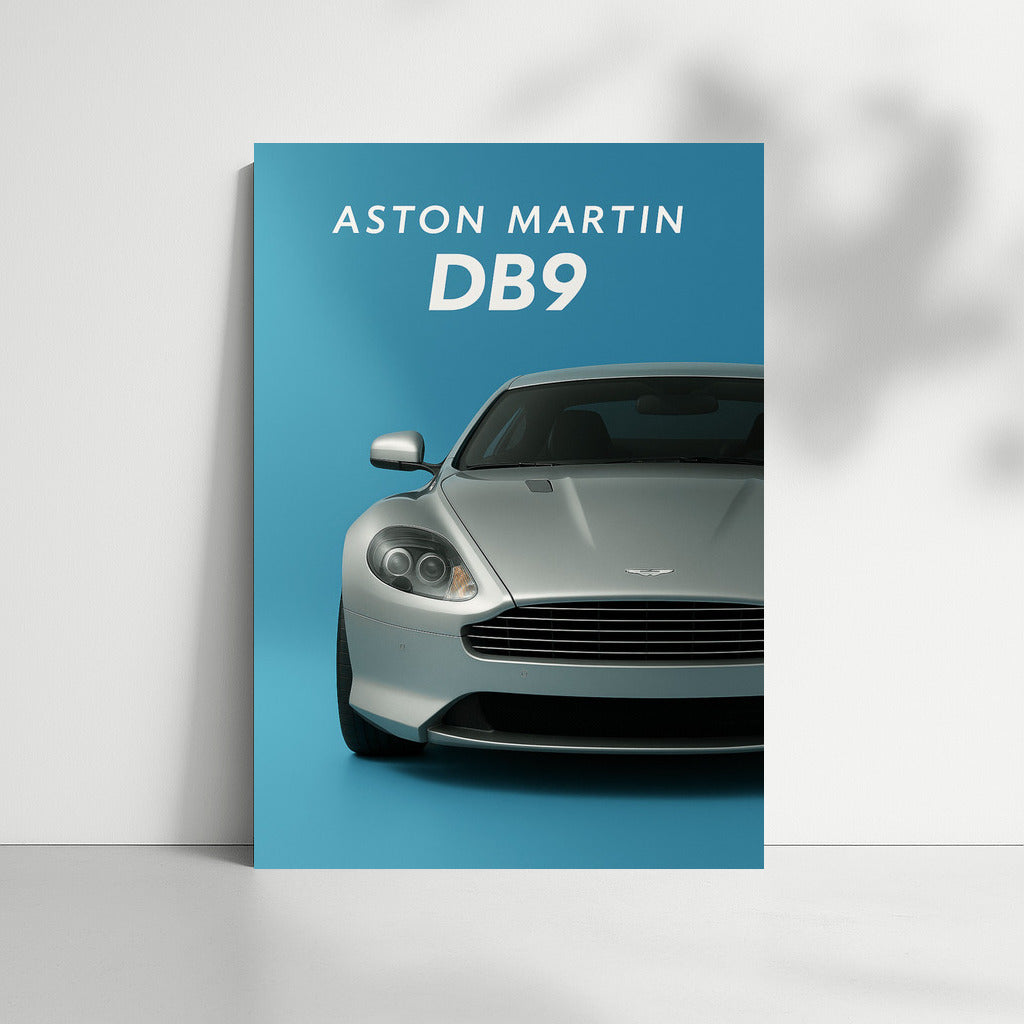 Aston Martin DB9: Elegance and Speed on Your Wall