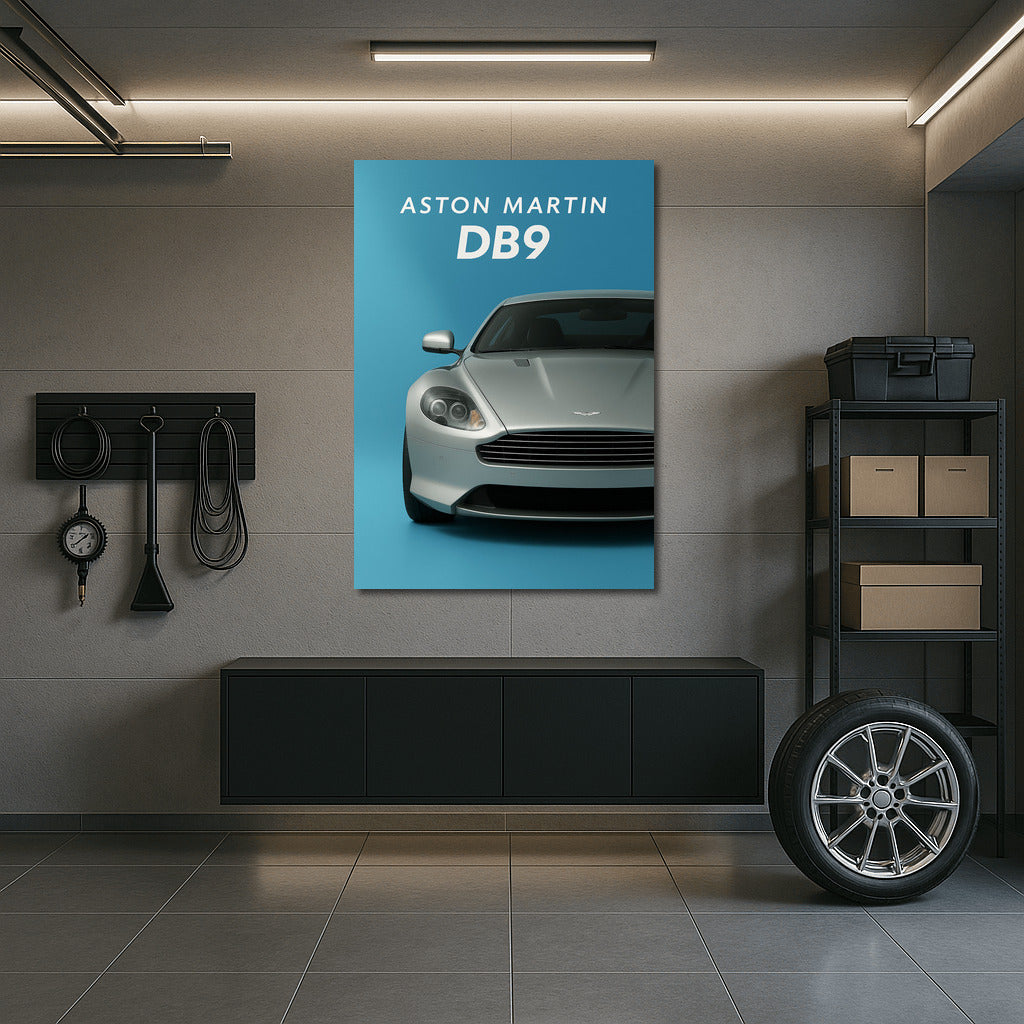 Aston Martin DB9: Elegance and Speed on Your Wall