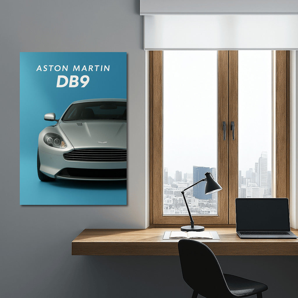 Aston Martin DB9: Elegance and Speed on Your Wall