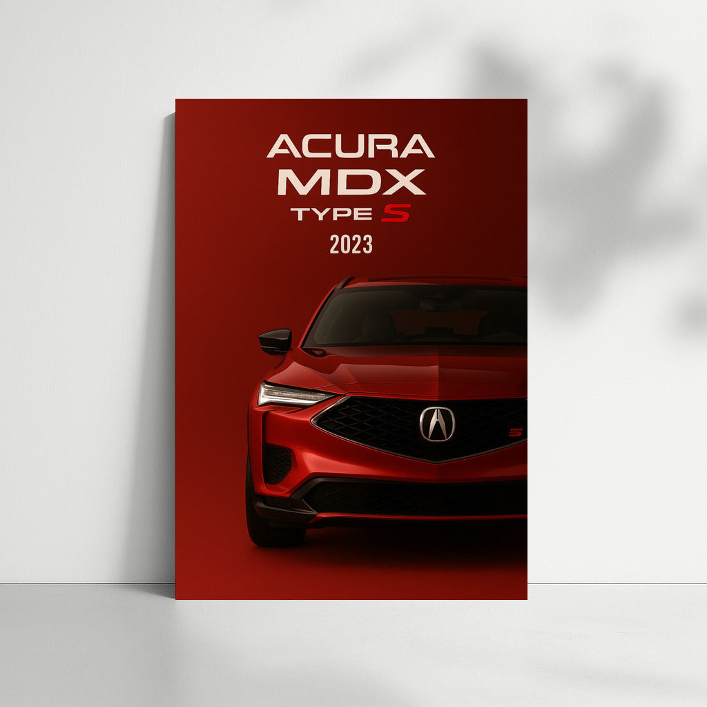 2023 Acura MDX Type S: Power and Style on Your Wall