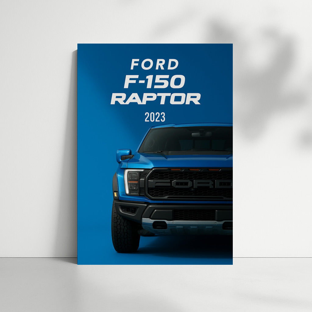 Power and Speed: 2023 Ford F-150 Raptor on Your Wall