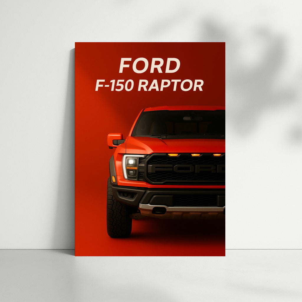 Ford F-150 Raptor: Dynamics and Design on Your Wall