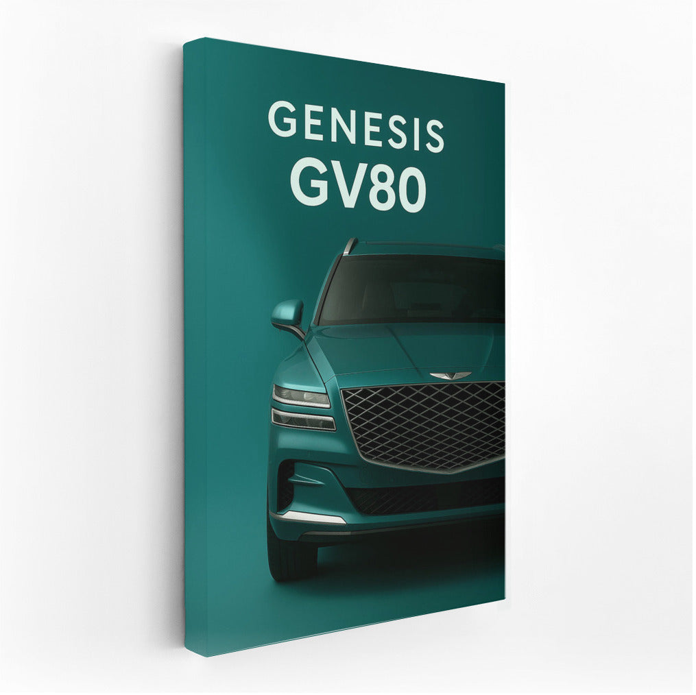 Elegance and Modernity: Genesis GV80 in the Art of Wall Decor