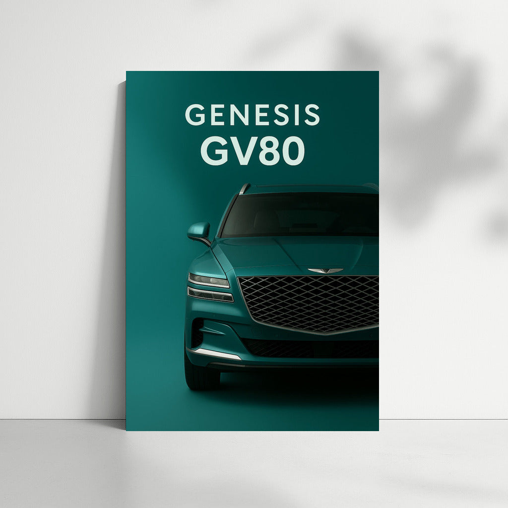 Elegance and Modernity: Genesis GV80 in the Art of Wall Decor