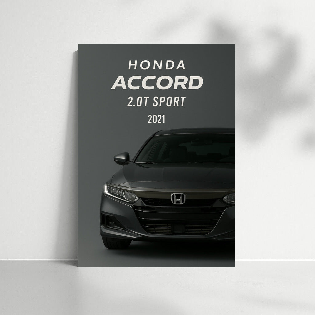 Honda Accord 2.0T Sport: Power and Style on Your Wall