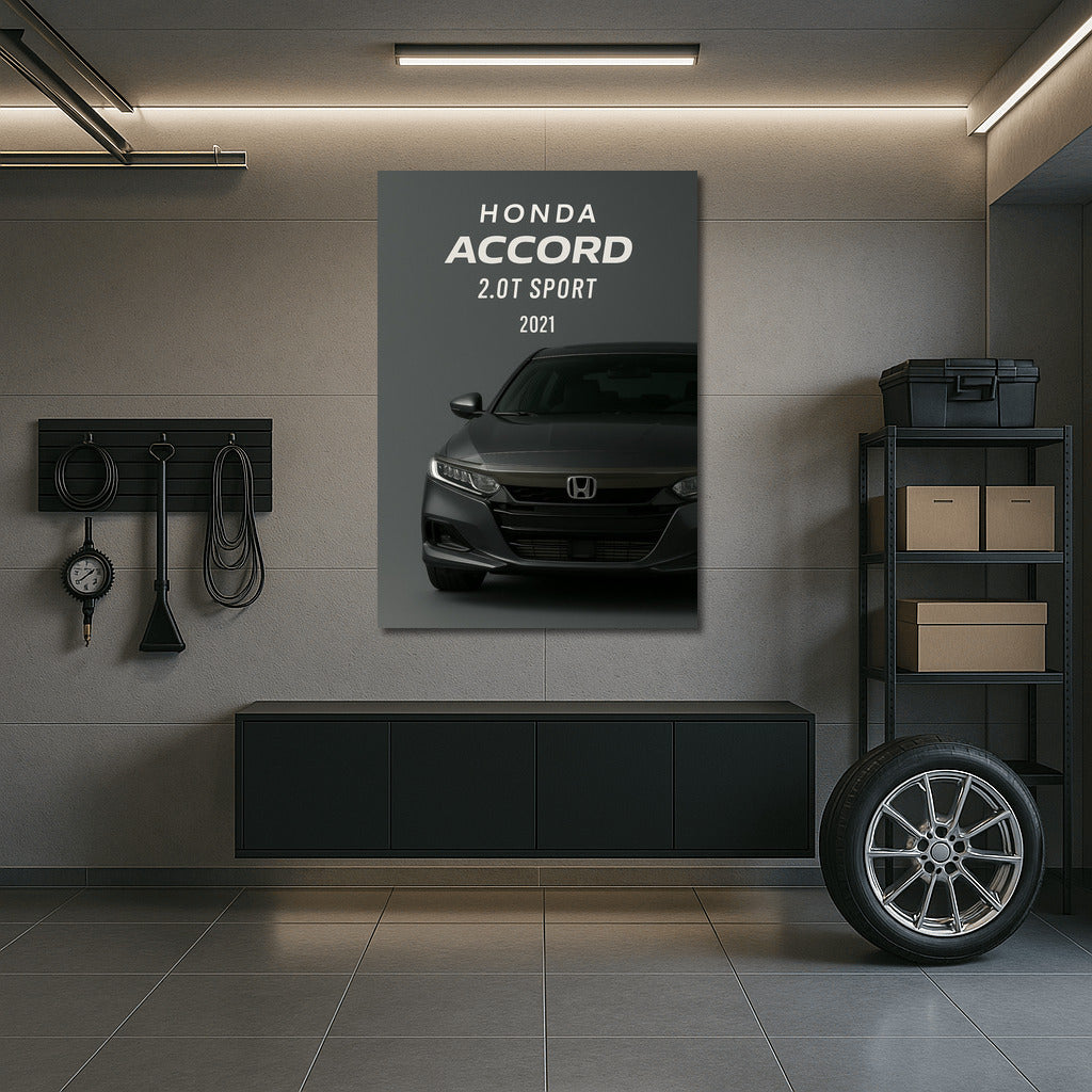 Honda Accord 2.0T Sport: Power and Style on Your Wall