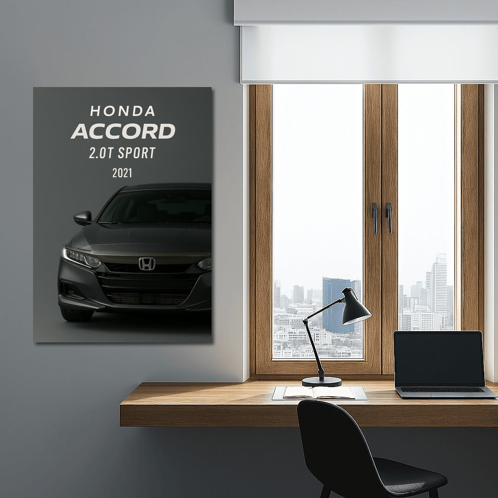 Honda Accord 2.0T Sport: Power and Style on Your Wall
