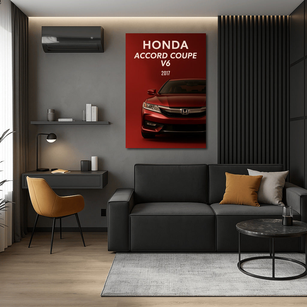 Honda Accord Coupe V6 2017: Dynamics and Power on Your Wall