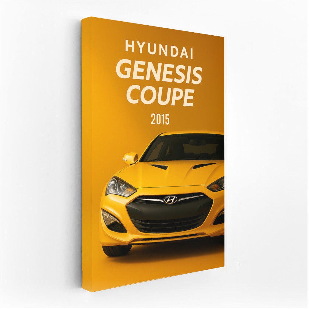 Hyundai Genesis Coupe 2015: Dynamics and Style on Your Wall