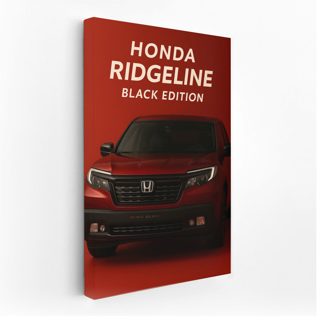 Honda Ridgeline Black Edition: Elegant Power on the Wall