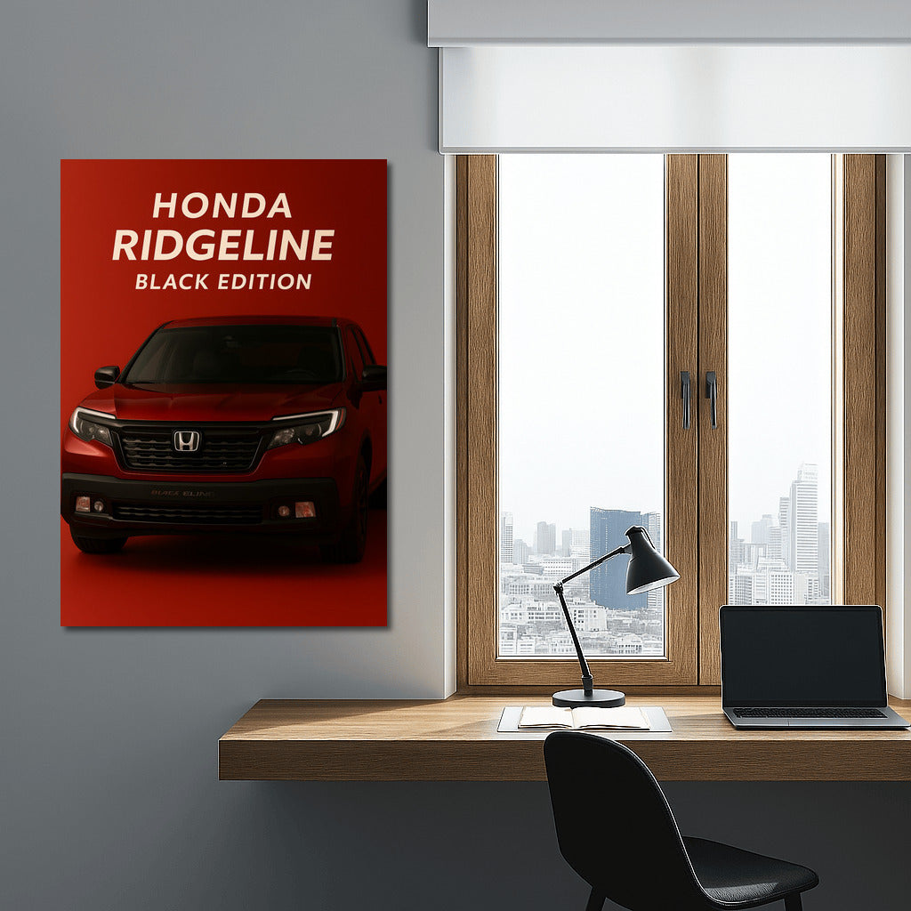 Honda Ridgeline Black Edition: Elegant Power on the Wall