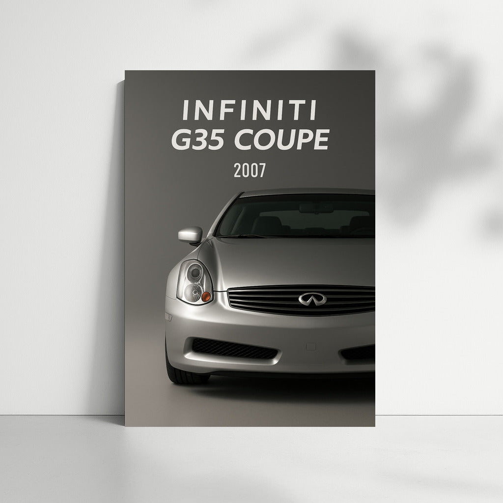 Infiniti G35 Coupe: Elegance and Speed on Canvas