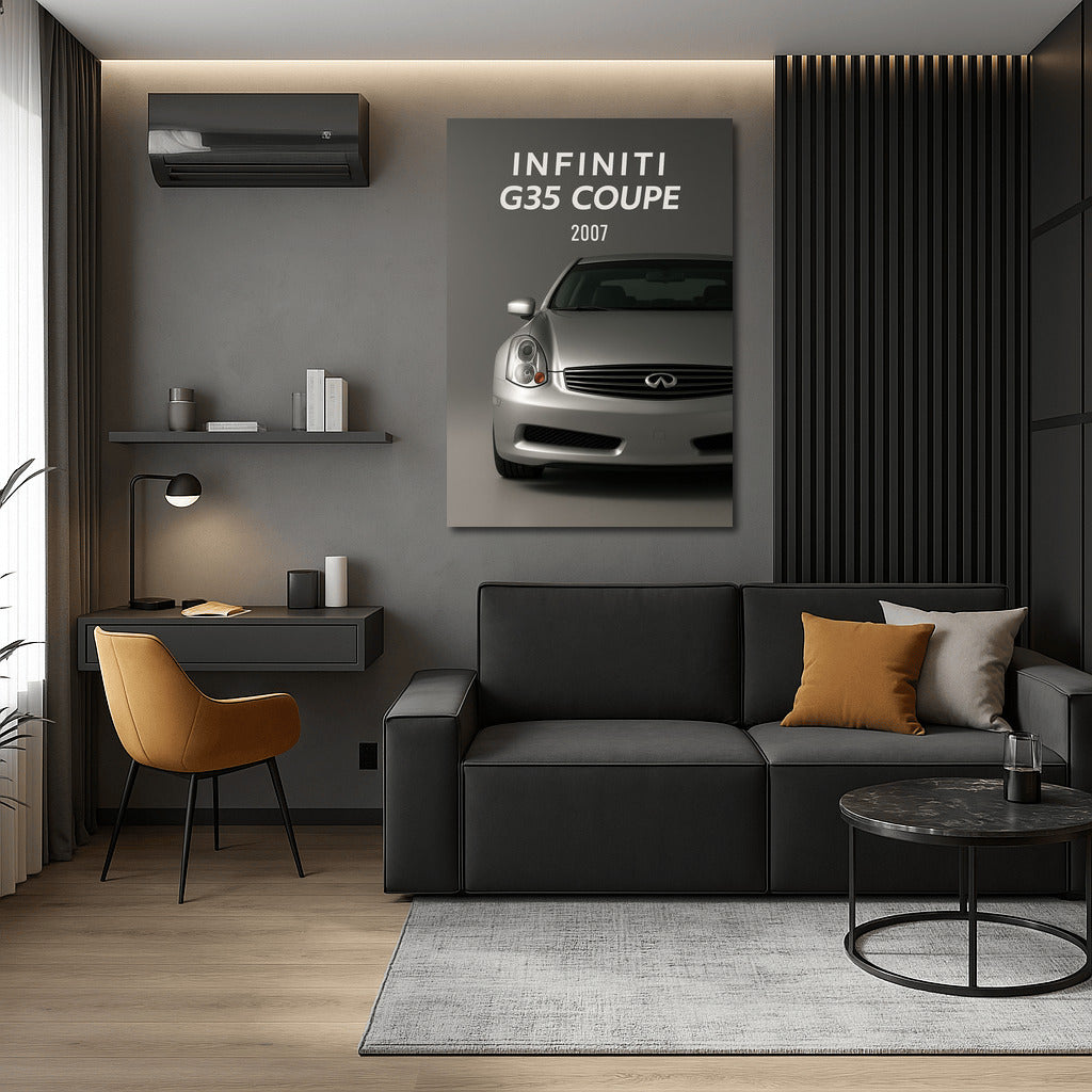Infiniti G35 Coupe: Elegance and Speed on Canvas