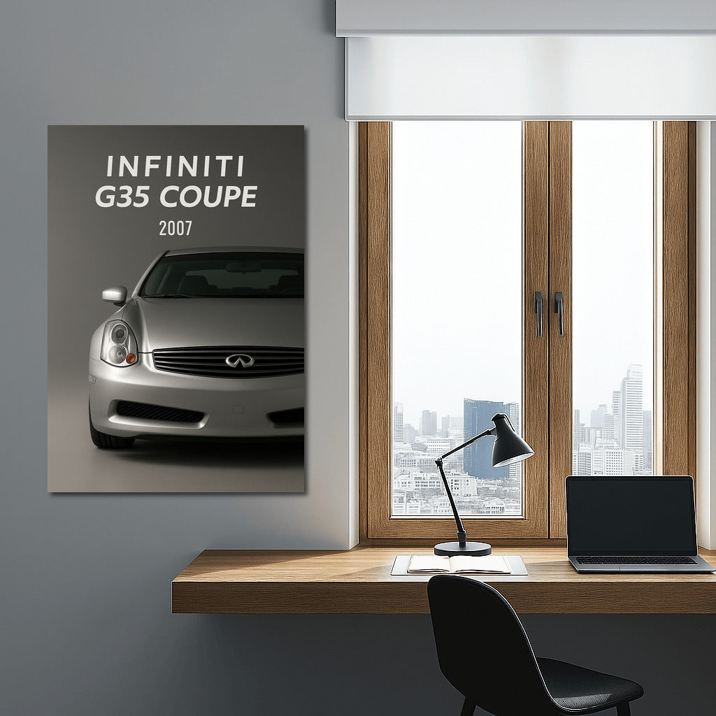 Infiniti G35 Coupe: Elegance and Speed on Canvas