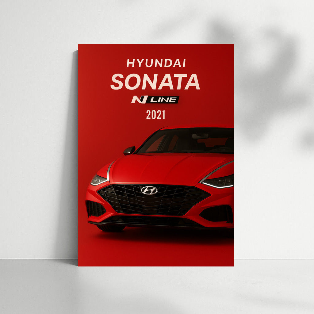 Hyundai Sonata N Line 2021: Dynamics and Style on Your Wall