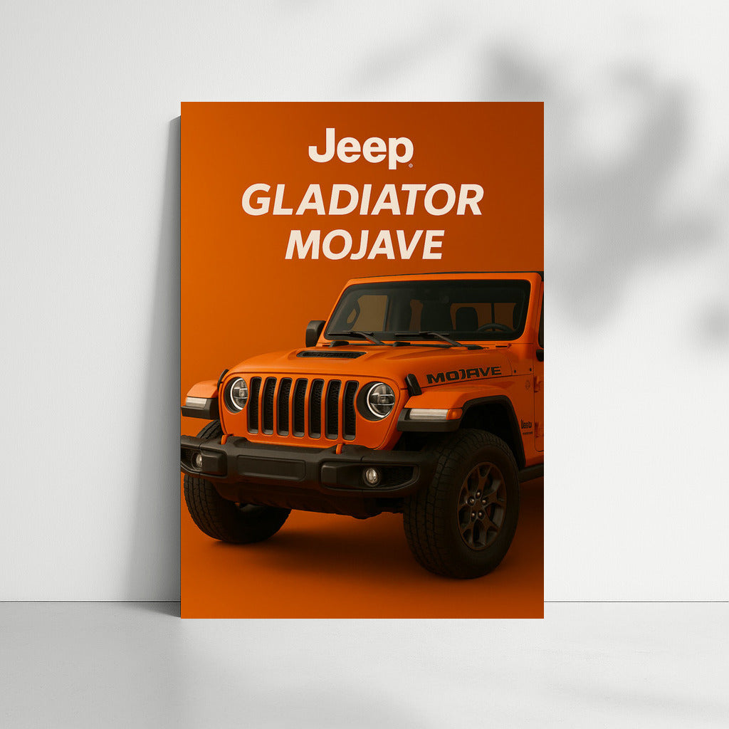 Jeep Gladiator Mojave: Speed and Adventure on Canvas