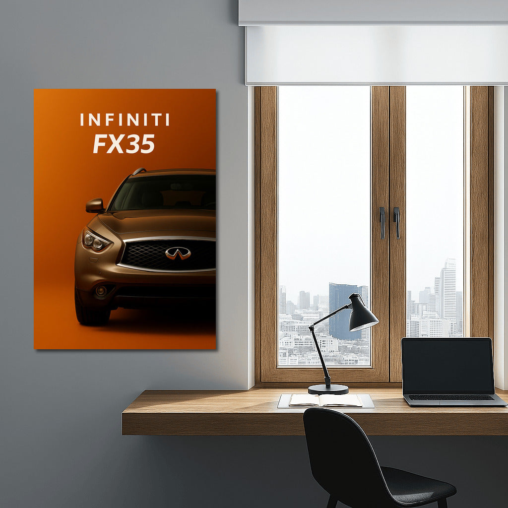 Dynamics and style: Infiniti FX35 interior