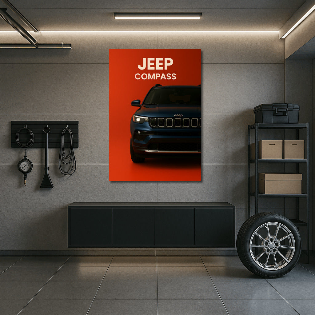 Jeep Compass: Modern Power on the Wall