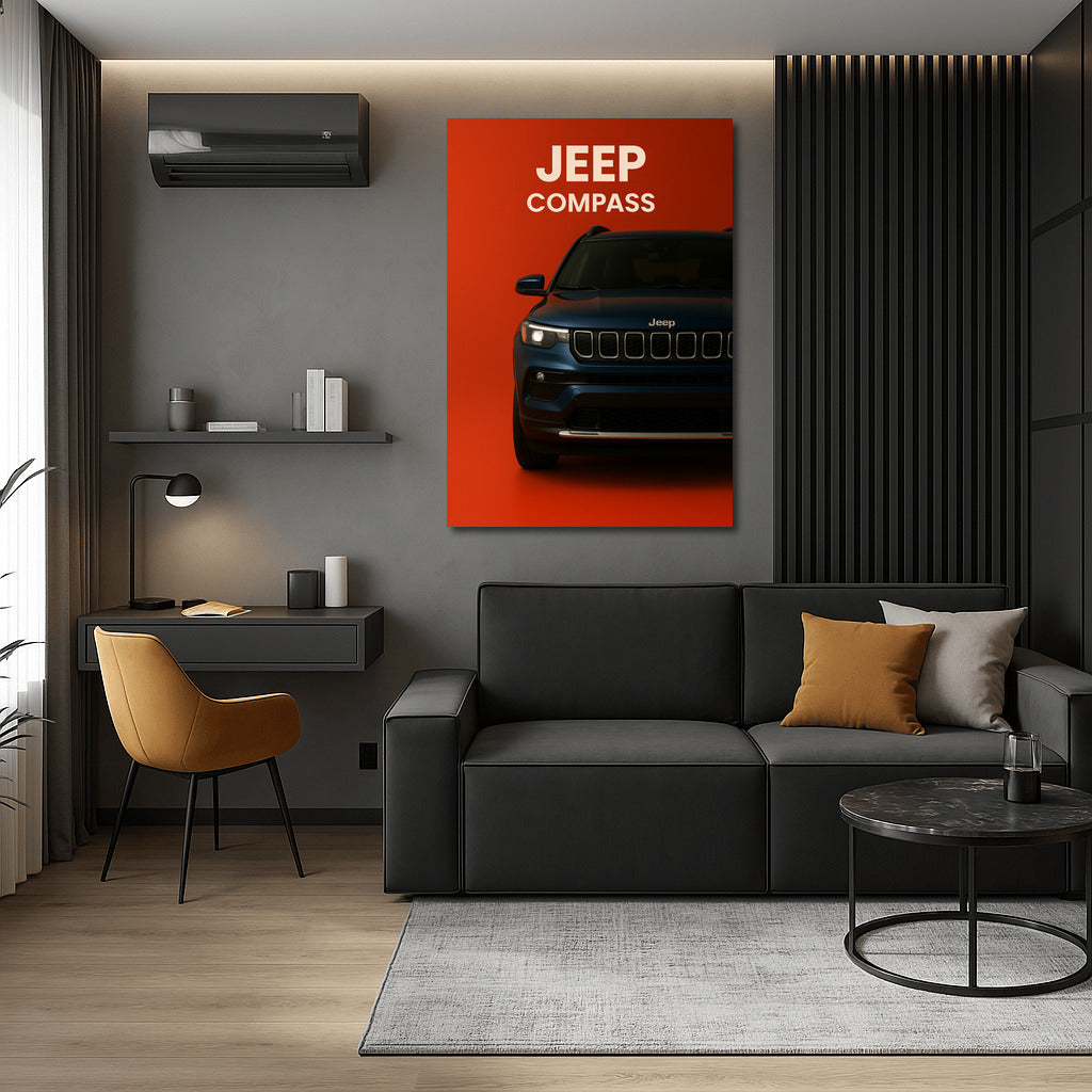 Jeep Compass: Modern Power on the Wall